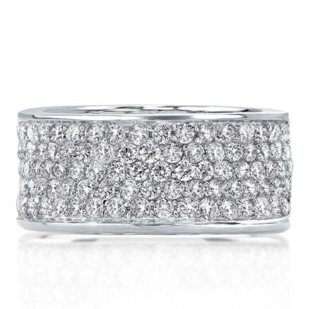Women’s Italo half pavé band